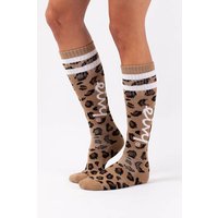 EIVY Damen CHEERLEADER WOOL SOCKS, Größe 36-38 in Braun