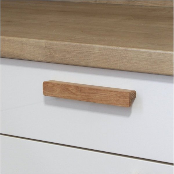 ekengriep Möbelgriff 203, Holzgriff aus Eiche für Küche, IKEA Schrank, Schubladen usw.