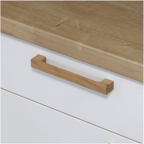 ekengriep Möbelgriff 253, Holzgriff aus Eiche für Küche, IKEA Schrank, Schubladen usw.
