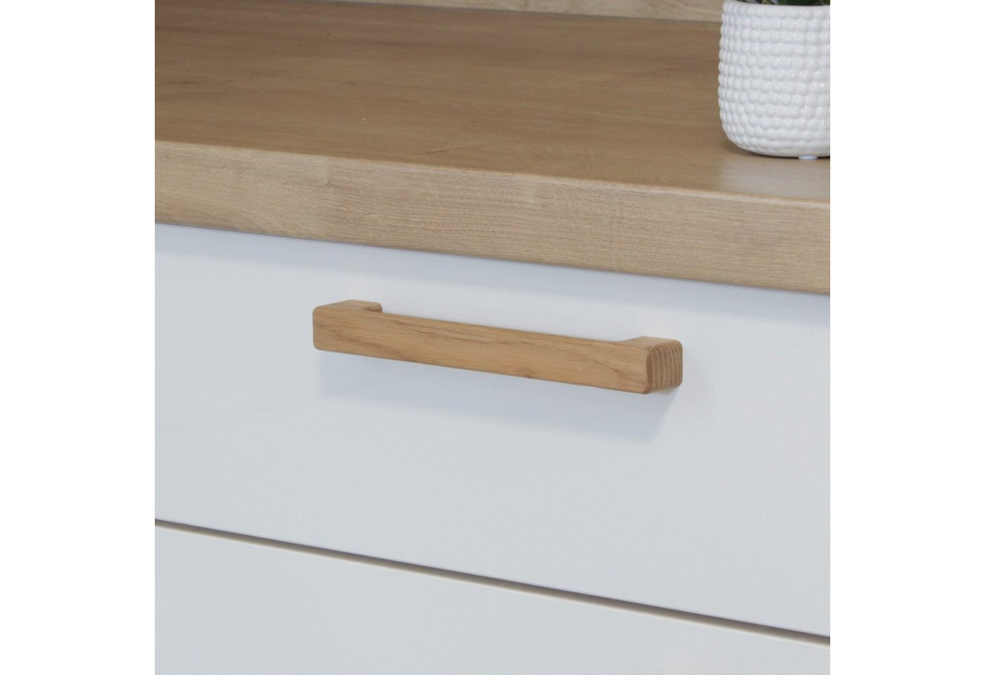 ekengriep Möbelgriff 253, Holzgriff aus Eiche für Küche, IKEA Schrank, Schubladen usw. – Bild 5 von 5