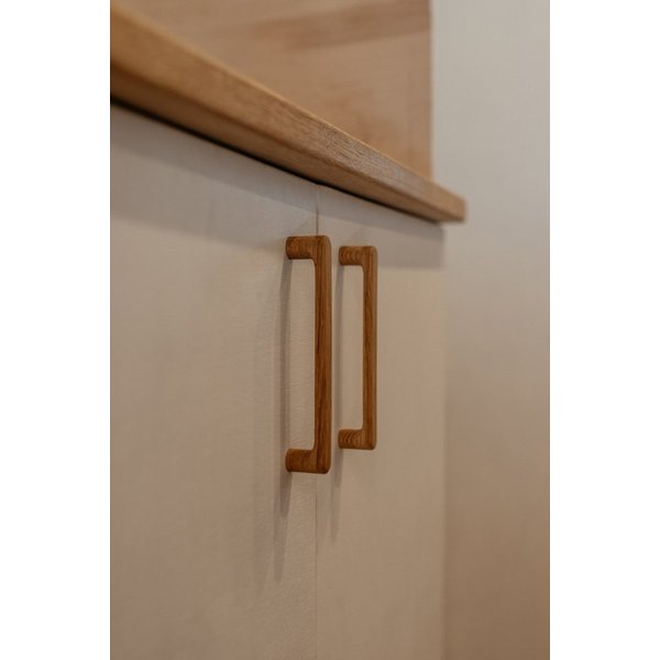 ekengriep Möbelgriff 255, Holzgriff aus Eiche für Küche, IKEA Schrank, Schubladen usw.