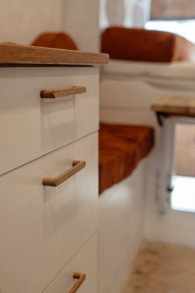 ekengriep Möbelgriff 255, Holzgriff aus Eiche für Küche, IKEA Schrank, Schubladen usw. – Bild 5 von 5