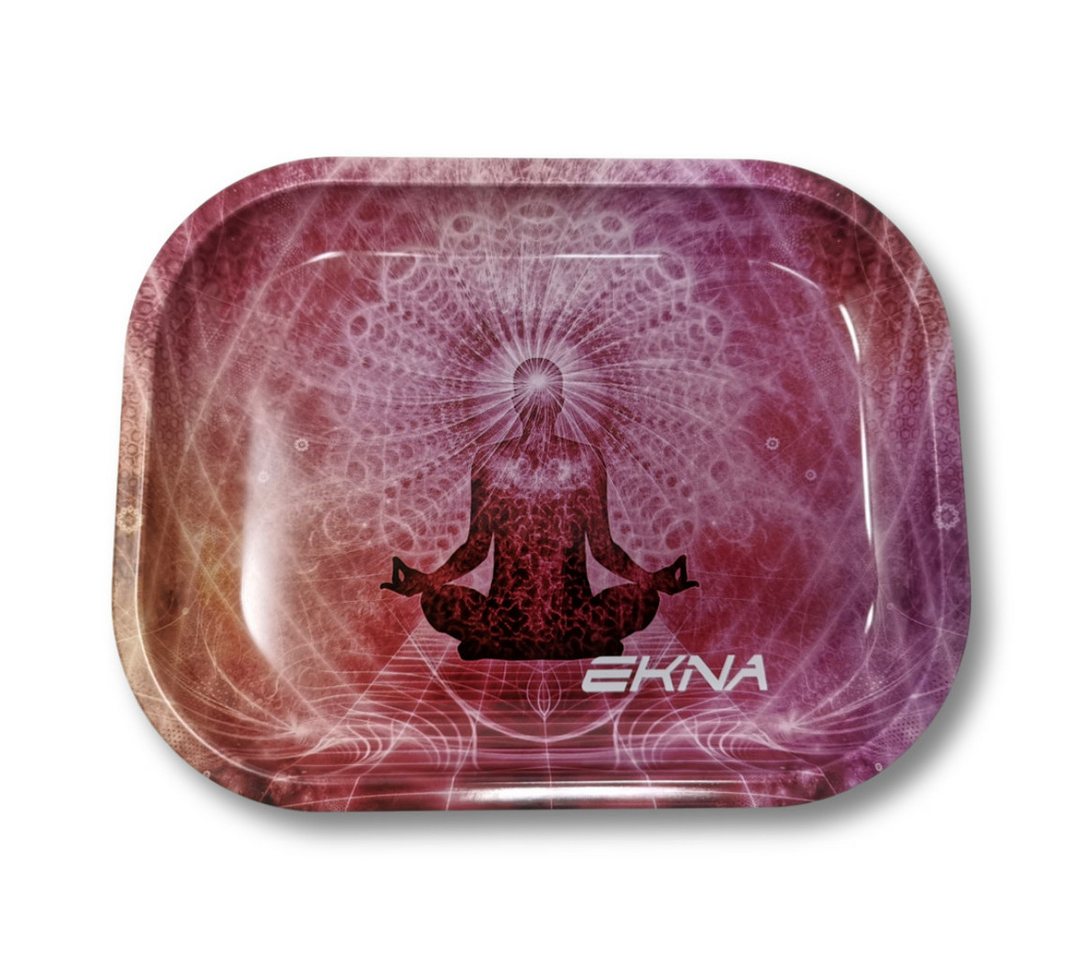 EKNA Tablett Rolling Tray - Drehunterlage - Bau Tablett - Bröselschale, Metall, (1-tlg), Randhöhe 1,6cm! – Bild 2 von 3