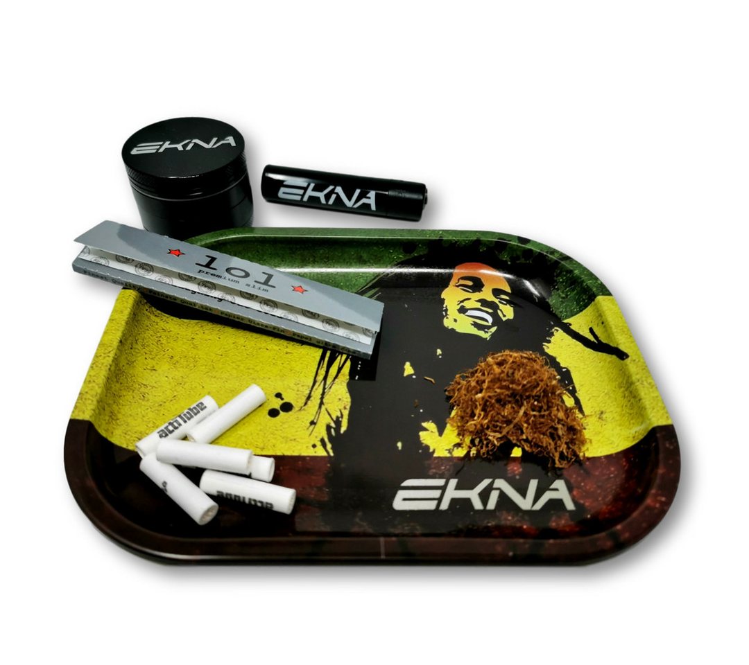 EKNA Tablett Rolling Tray - Drehunterlage - Bau Tablett - Bröselschale, Metall, (1-tlg), Randhöhe 1,6cm! – Bild 3 von 3