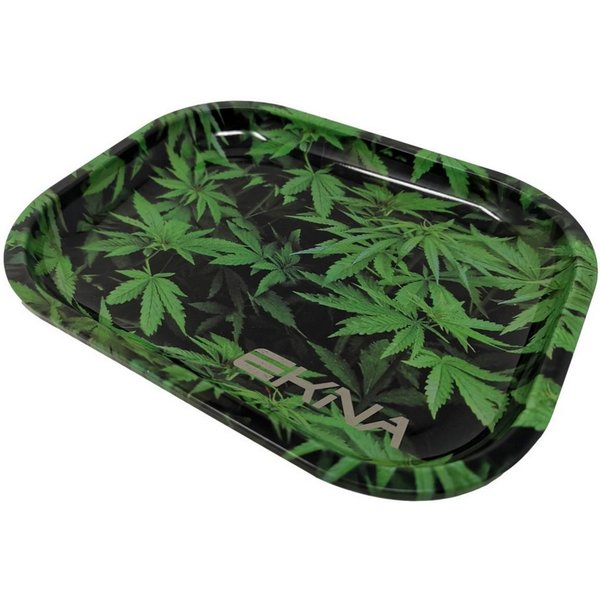 EKNA Tablett Rolling Tray - Drehunterlage - Bau Tablett - Bröselschale, Metall, (1-tlg), Randhöhe 1,6cm!