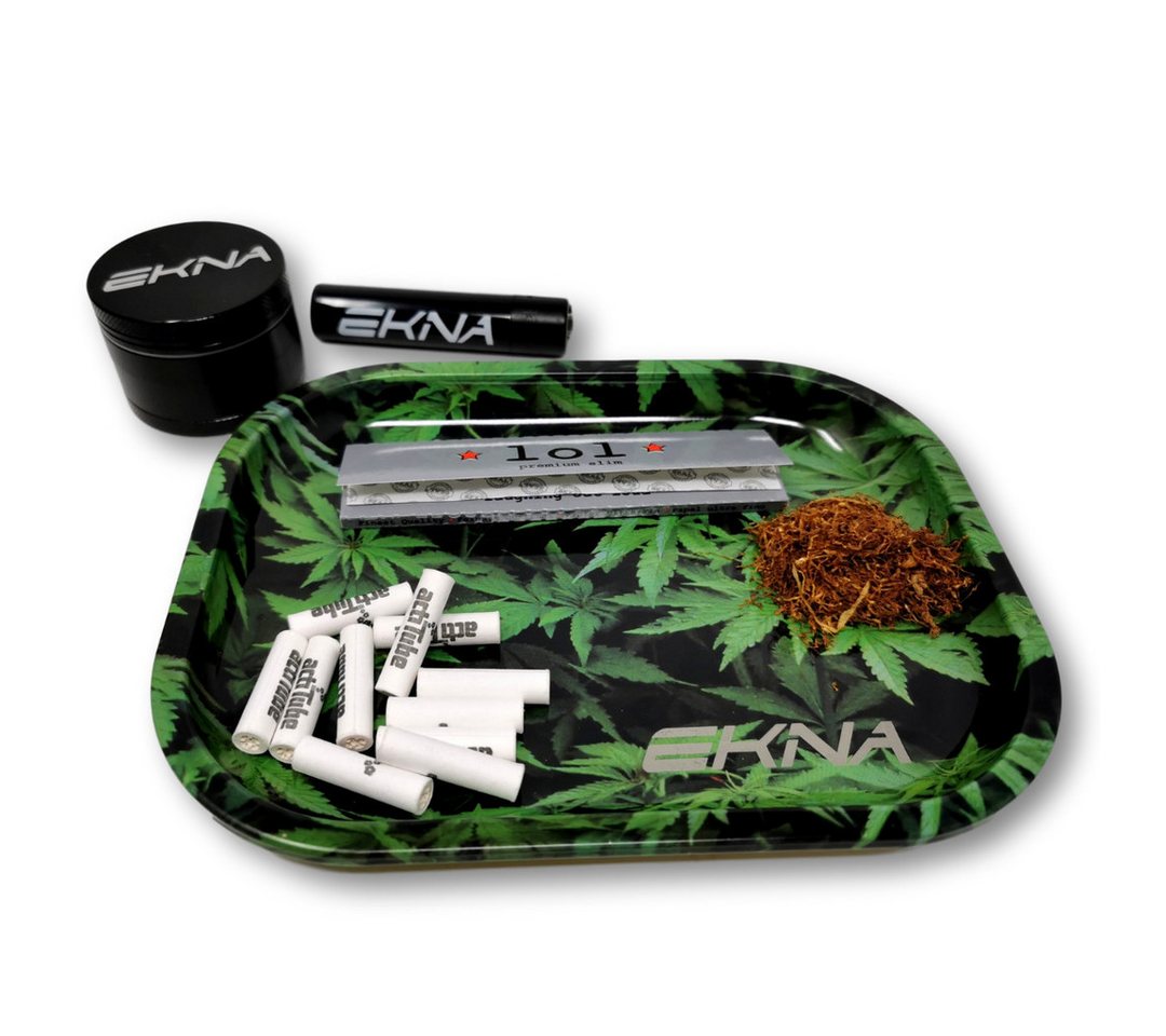 EKNA Tablett Rolling Tray - Drehunterlage - Bau Tablett - Bröselschale, Metall, (1-tlg), Randhöhe 1,6cm! – Bild 3 von 3