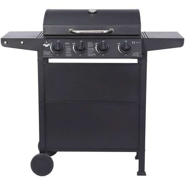 El Fuego Gasgrill San Jose 4 Brenner, mit gusseisernem Grillrost