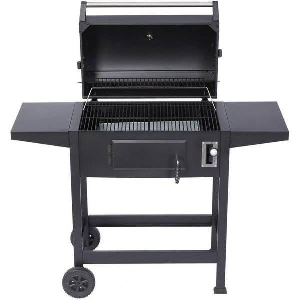 El Fuego Holzkohlegrill Ottawa-S, Grill- und Warmhalteroste emailliert