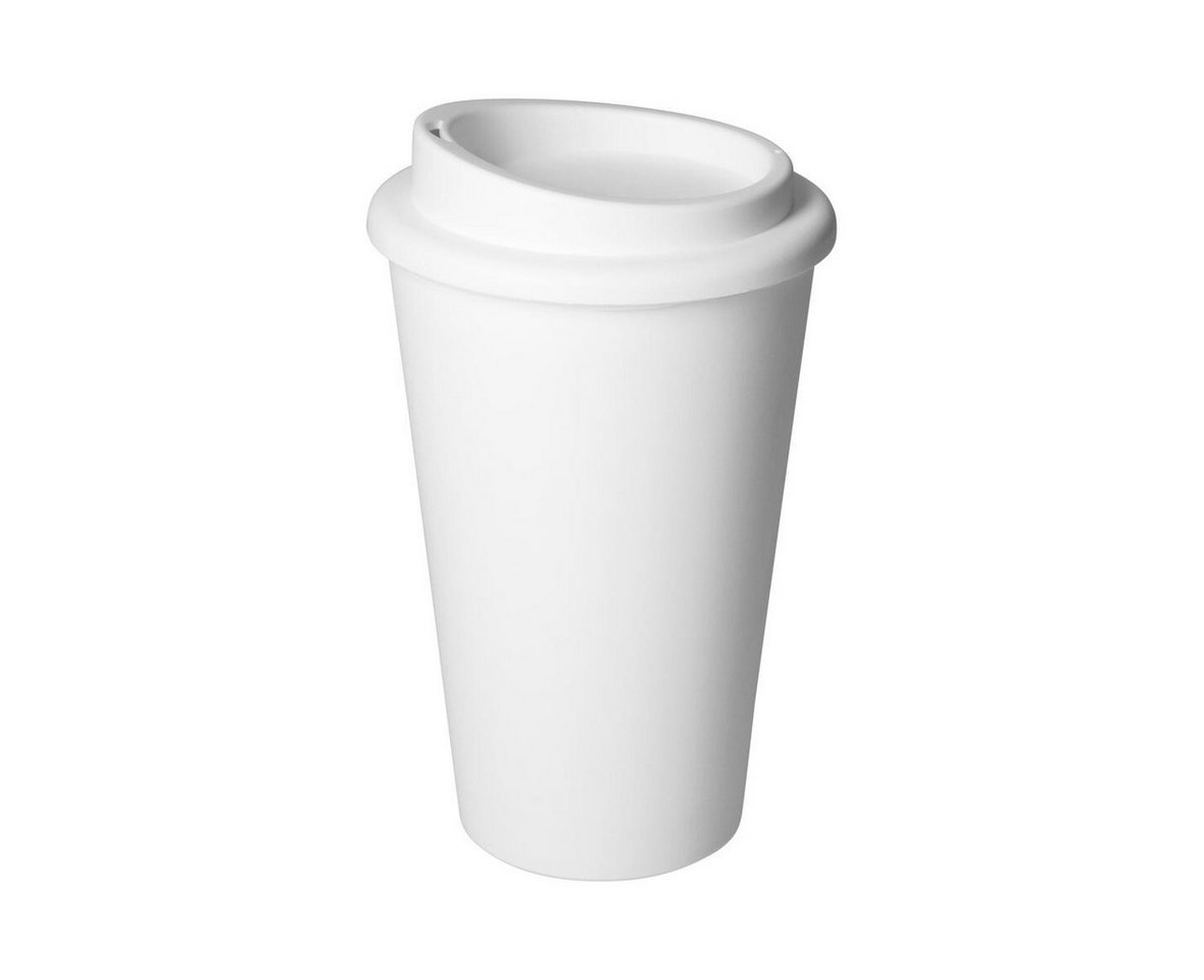elasto Coffee-to-go-Becher Langlebiger doppelwandiger Kaffeebecher 350 ml mit Deckel, Made in Germany, Auslaufsicher, Sicher verschließbar, 100% recyclebar – Bild 5 von 5