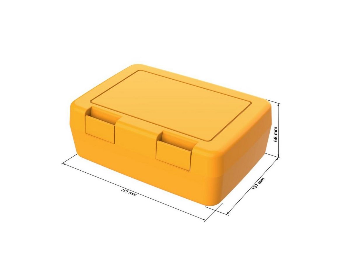 elasto Lunchbox Robuste Brotdose "Dinner-Box" 1300 ml mit Trennschale – Bild 3 von 5