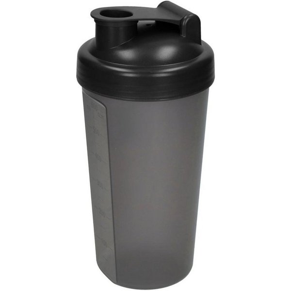 elasto Protein Shaker Auslaufsicherer PROTEIN Fitness-Shaker 600 ml mit Sieb, Shaker für Eiweiß- & Sportgetränke, Robust, Langlebig