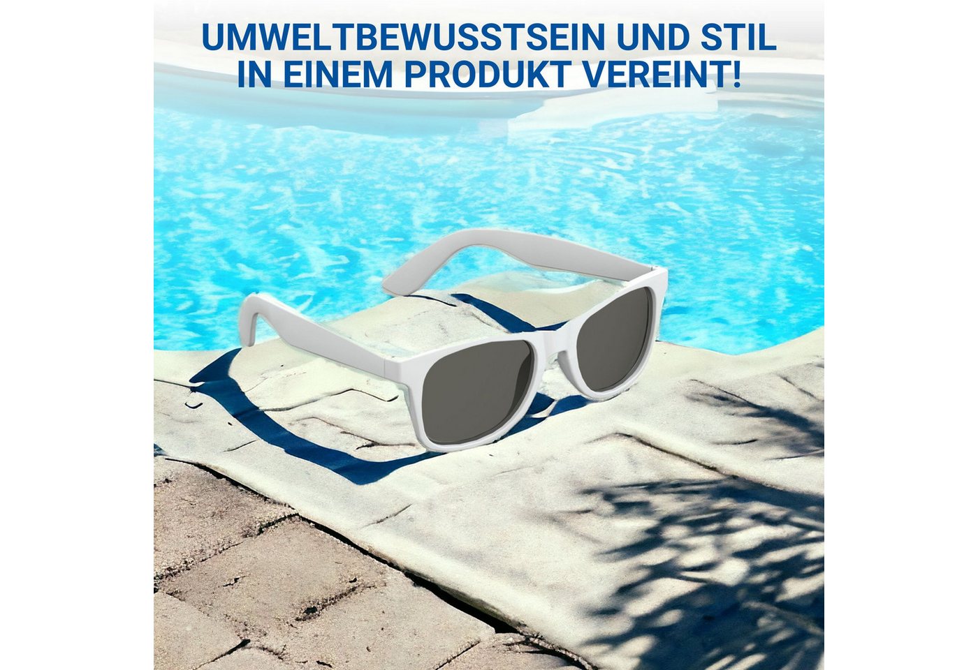 elasto Sonnenbrille BEACH Brille mit UV400 Schutz perfekt für den Sommer – Bild 5 von 5
