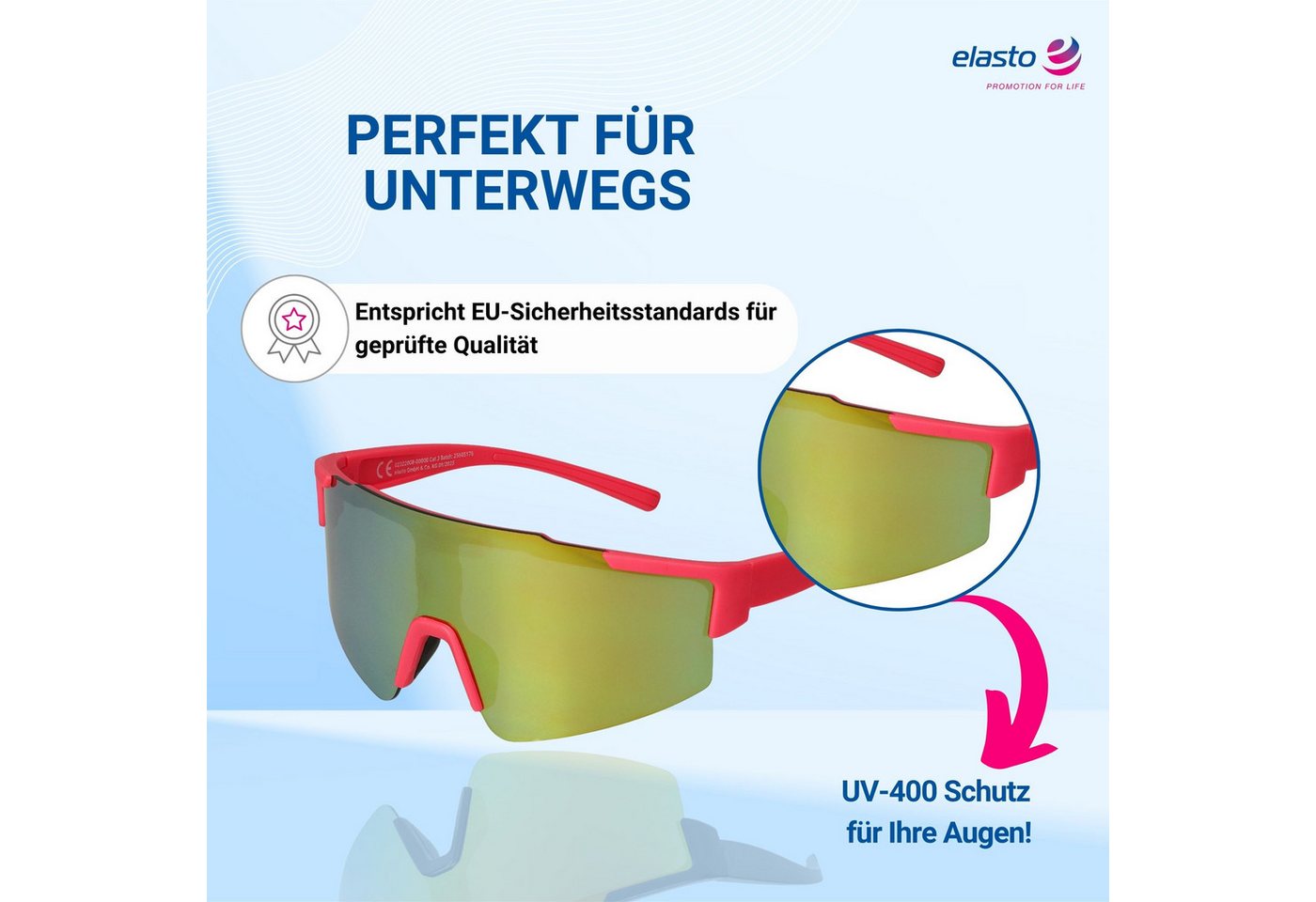 elasto Sonnenbrille "Schnelle Brille" ist das perfekte Gadget für den Sport – Bild 3 von 5