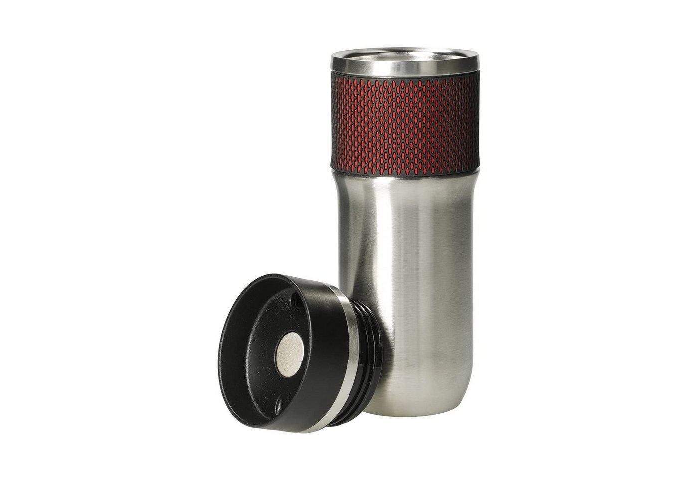 elasto Thermobecher Kaffeebecher NEPTUN 450ml Doppelwandiger Thermobecher mit Manschette – Bild 4 von 4