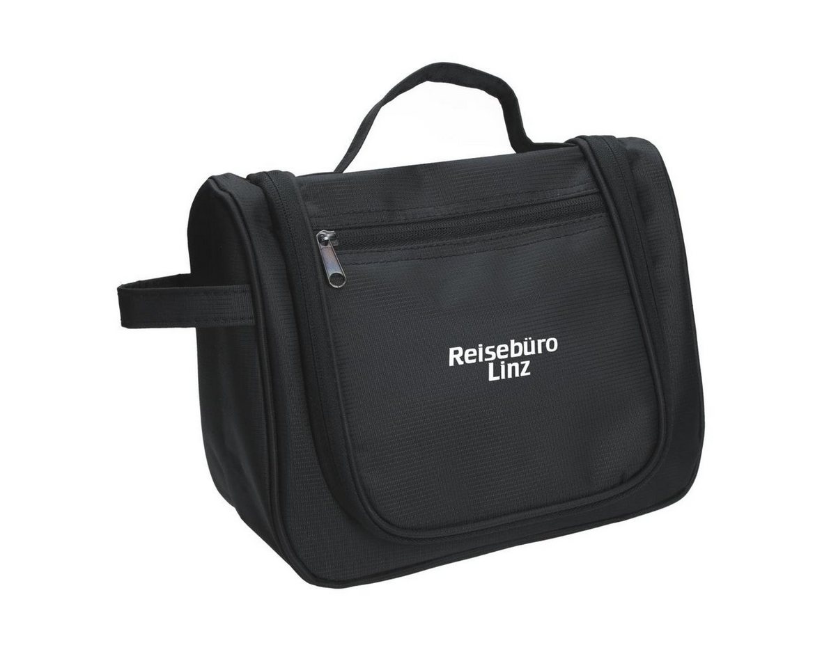 elasto Tragetasche Geräumiger Kulturbeutel "Care" aus Polyester schwarz – Bild 4 von 5