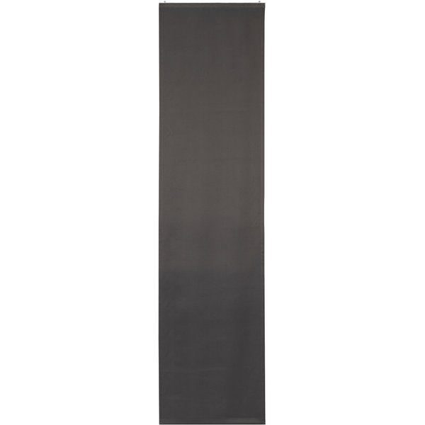ELBERSDRUCKE Schiebegardine Schiebevorhang mit Klettband Midnight grau 245 x 60 cm (1 St), Klettband, blickdicht, Polyester, einfarbig, modern