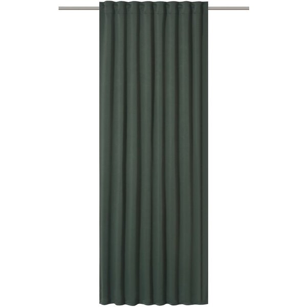 ELBERSDRUCKE Vorhang Verdunklungsgardine verdeckte Schlaufen Midnight grün 255 x 140 cm (1 St), Multifunktionsband, verdunkelnd, Polyester, einfarbig, modern, w