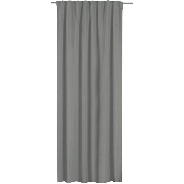 ELBERSDRUCKE Vorhang Verdunklungsgardine verdeckte Schlaufen Sundown grau 255 x 135 cm (1 St), Multifunktionsband, verdunkelnd, Polyester, einfarbig, modern, wä