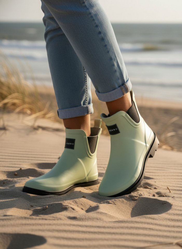Elbsand Boots, Gummistiefel, Schlupfstiefel Gummistiefelette aus wasserdichtem Material – Bild 2 von 5