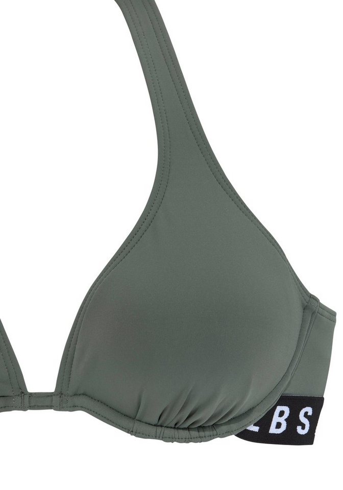 Elbsand Bügel-Bikini mit kontrastfarbenen Markenschriftzügen – Bild 3 von 5
