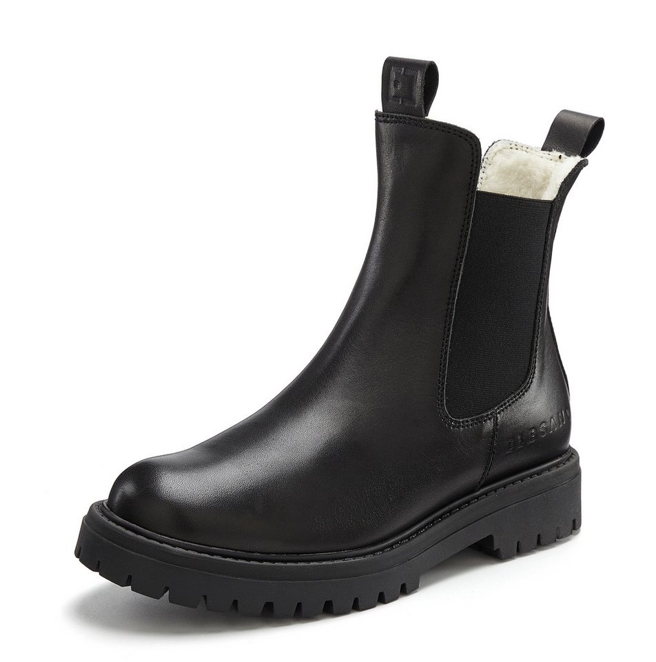 Elbsand Chelseaboots, Stiefel, Boots, Winterstiefel, Schlupfstiefel Stiefelette aus Leder mit Warmfutter, Lederstiefelette – Bild 2 von 5