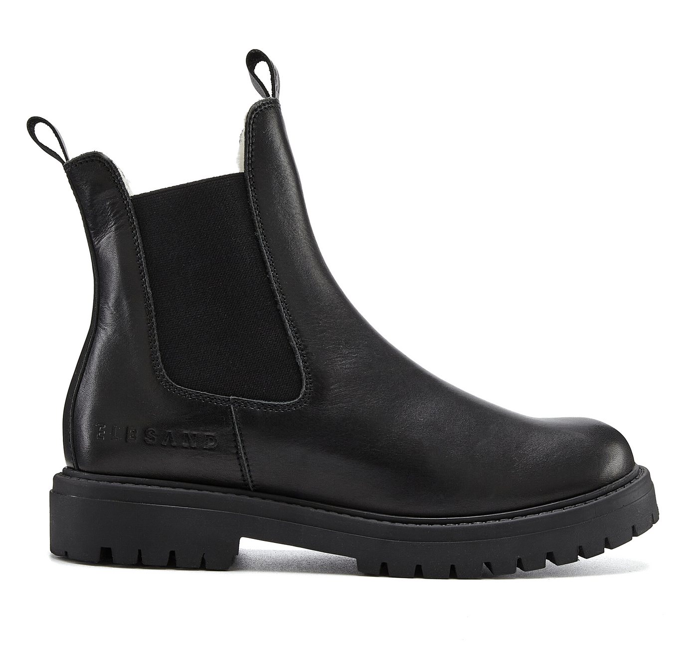 Elbsand Chelseaboots, Stiefel, Boots, Winterstiefel, Schlupfstiefel Stiefelette aus Leder mit Warmfutter, Lederstiefelette – Bild 3 von 5