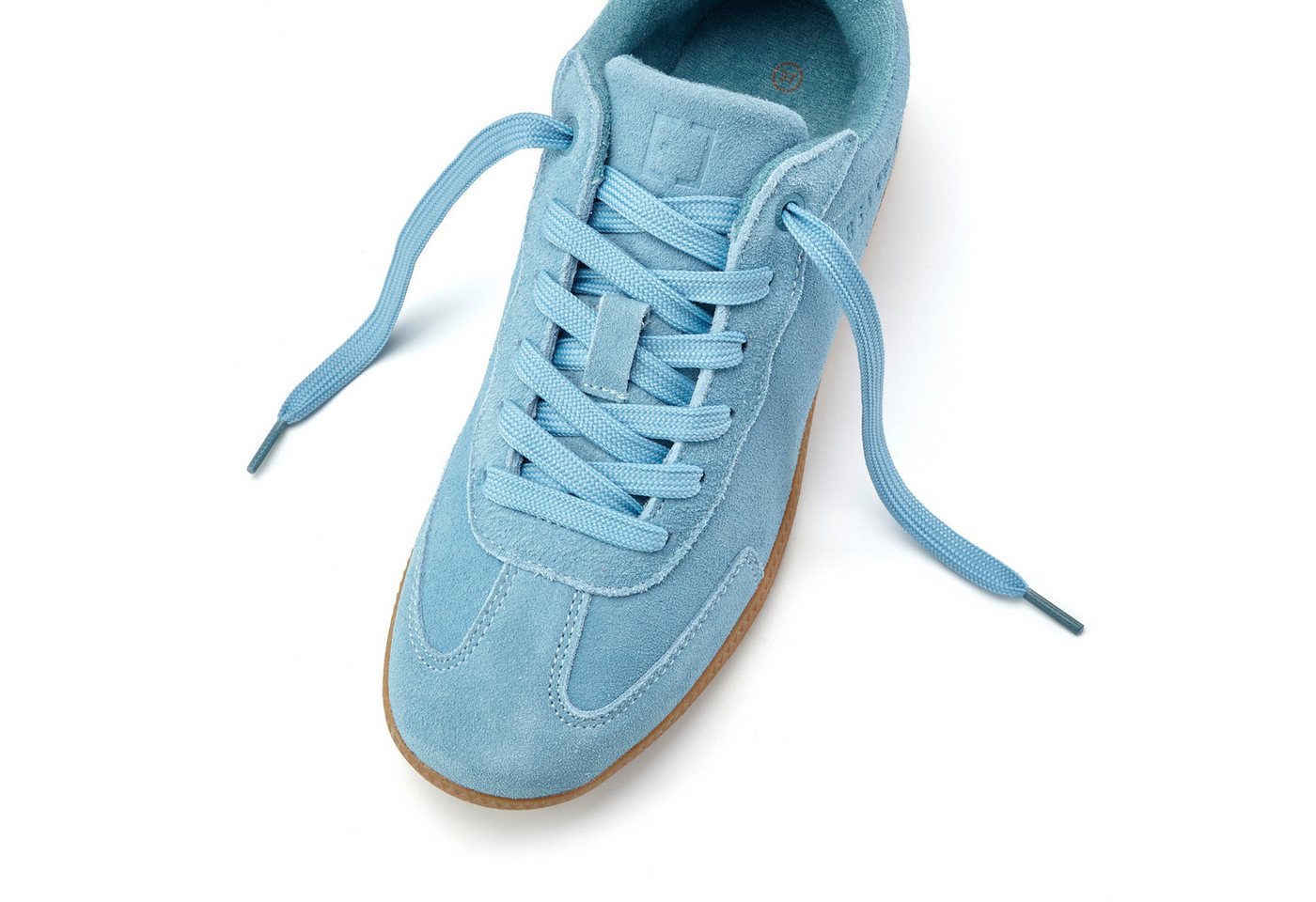 Elbsand Freizeitschuh, Schnürschuh, Turnschuh, Retro Sneaker, Lederschuh Sneaker Ledersneaker, Schnürhalbschuh aus Leder im modernen Retro Look – Bild 4 von 5