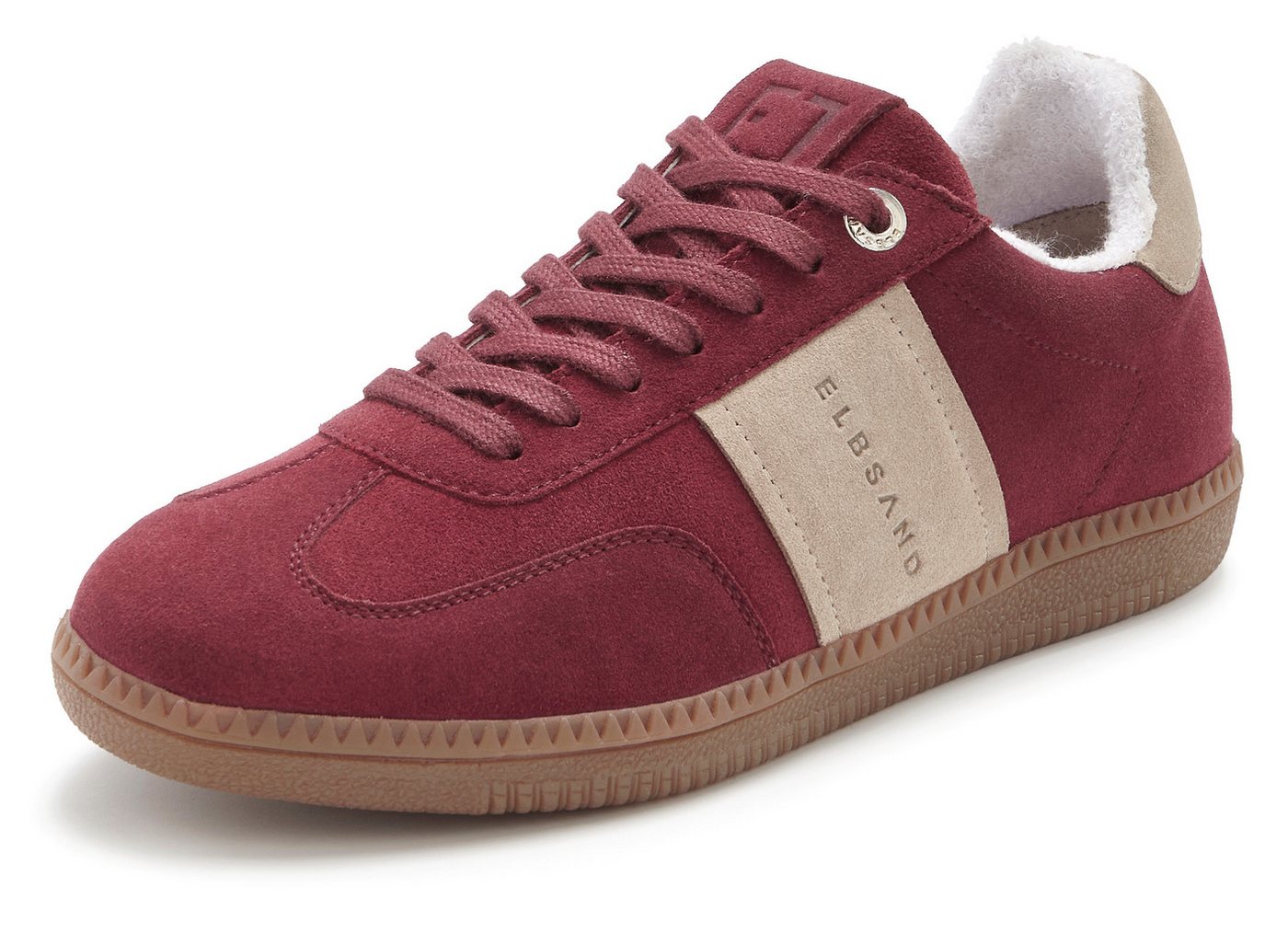 Elbsand Freizeitschuh, Schnürschuh, Turnschuh, Retro Sneaker, Lederschuh Sneaker Ledersneaker, Schnürhalbschuh aus Leder im modernen Retro Look Unisex – Bild 2 von 5
