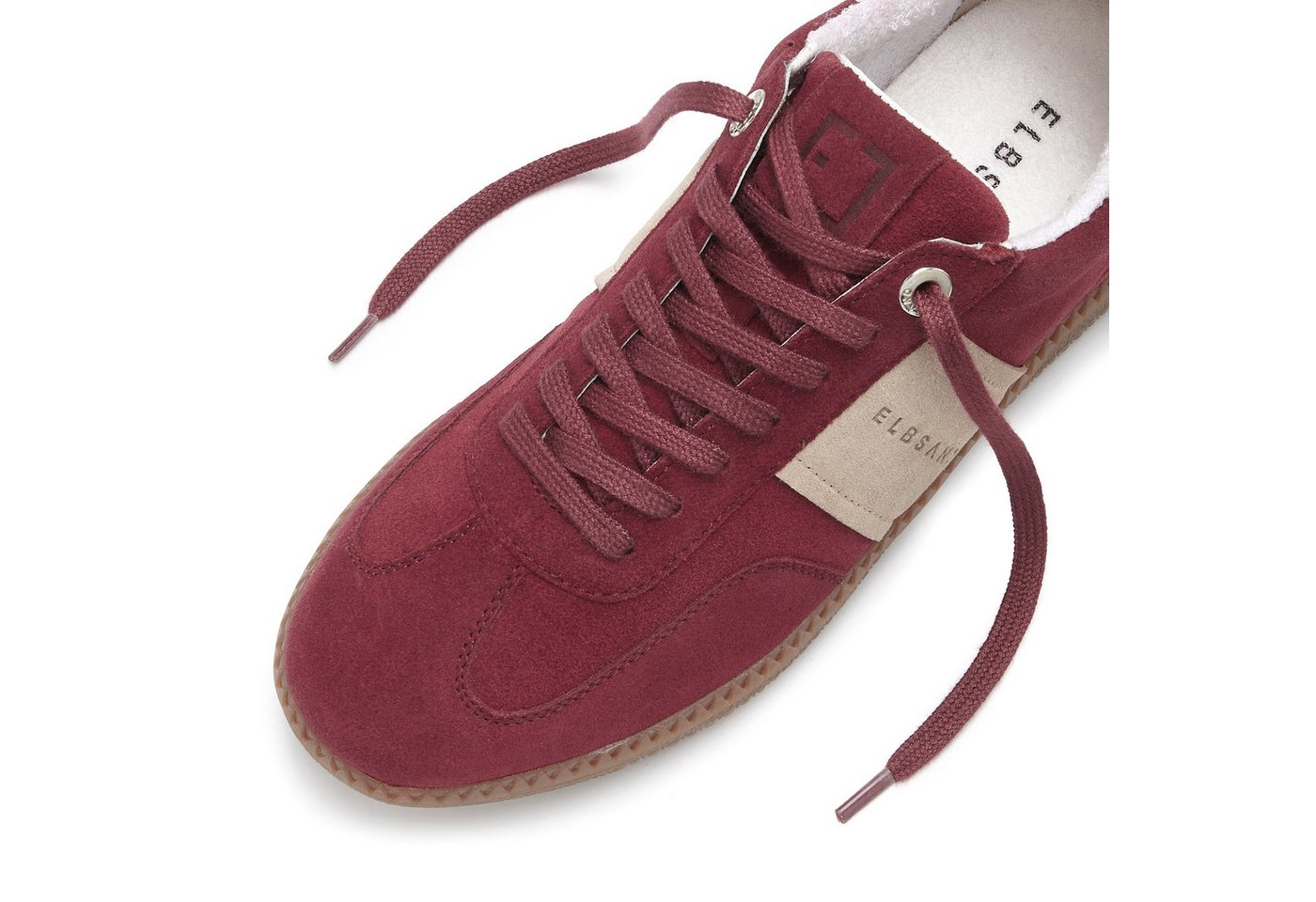 Elbsand Freizeitschuh, Schnürschuh, Turnschuh, Retro Sneaker, Lederschuh Sneaker Ledersneaker, Schnürhalbschuh aus Leder im modernen Retro Look Unisex – Bild 5 von 5