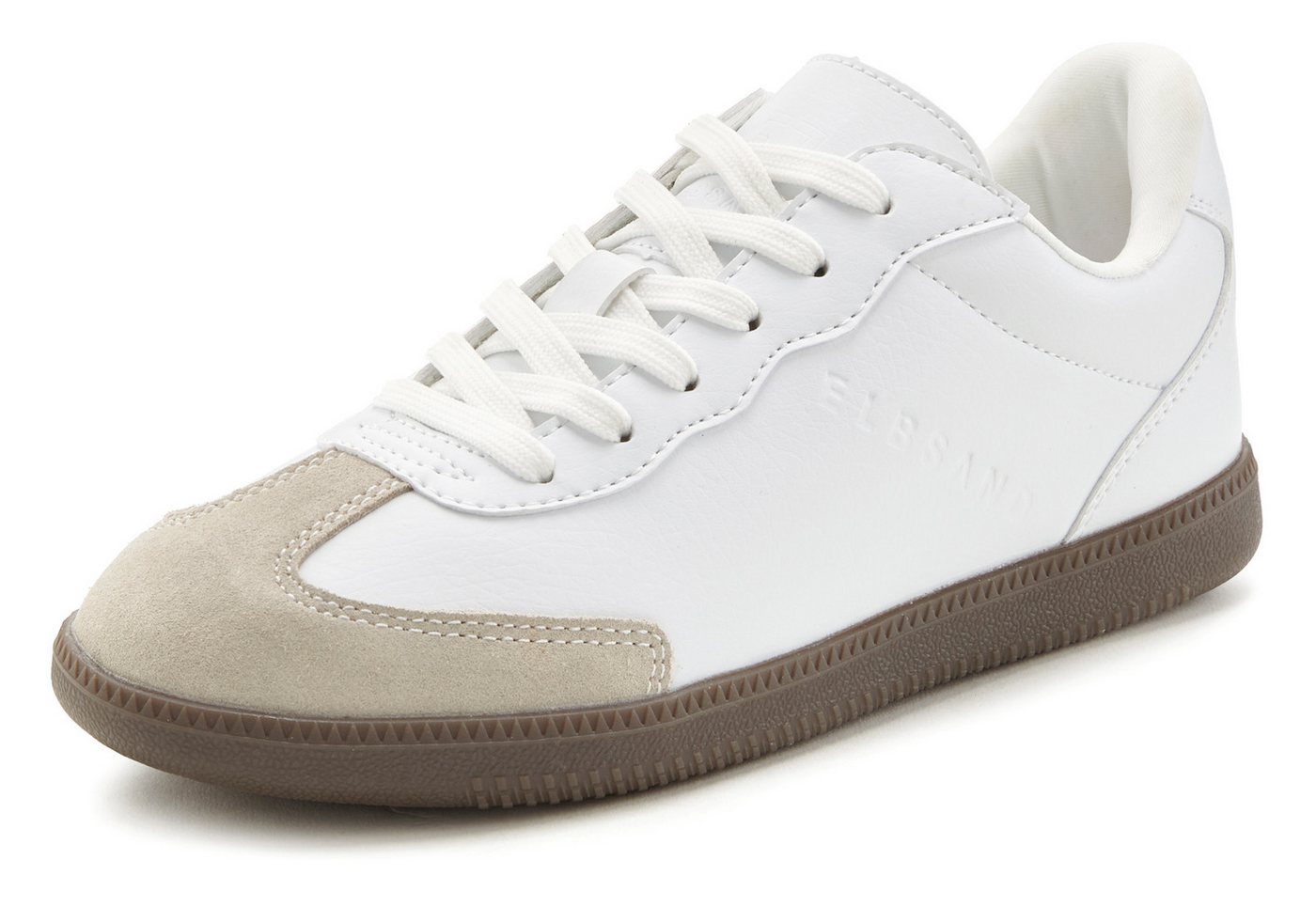 Elbsand Freizeitschuh Sneaker Retro Sneaker, Halbschuh, Schnürschuh mit Lederanteil Unisex – Bild 2 von 5