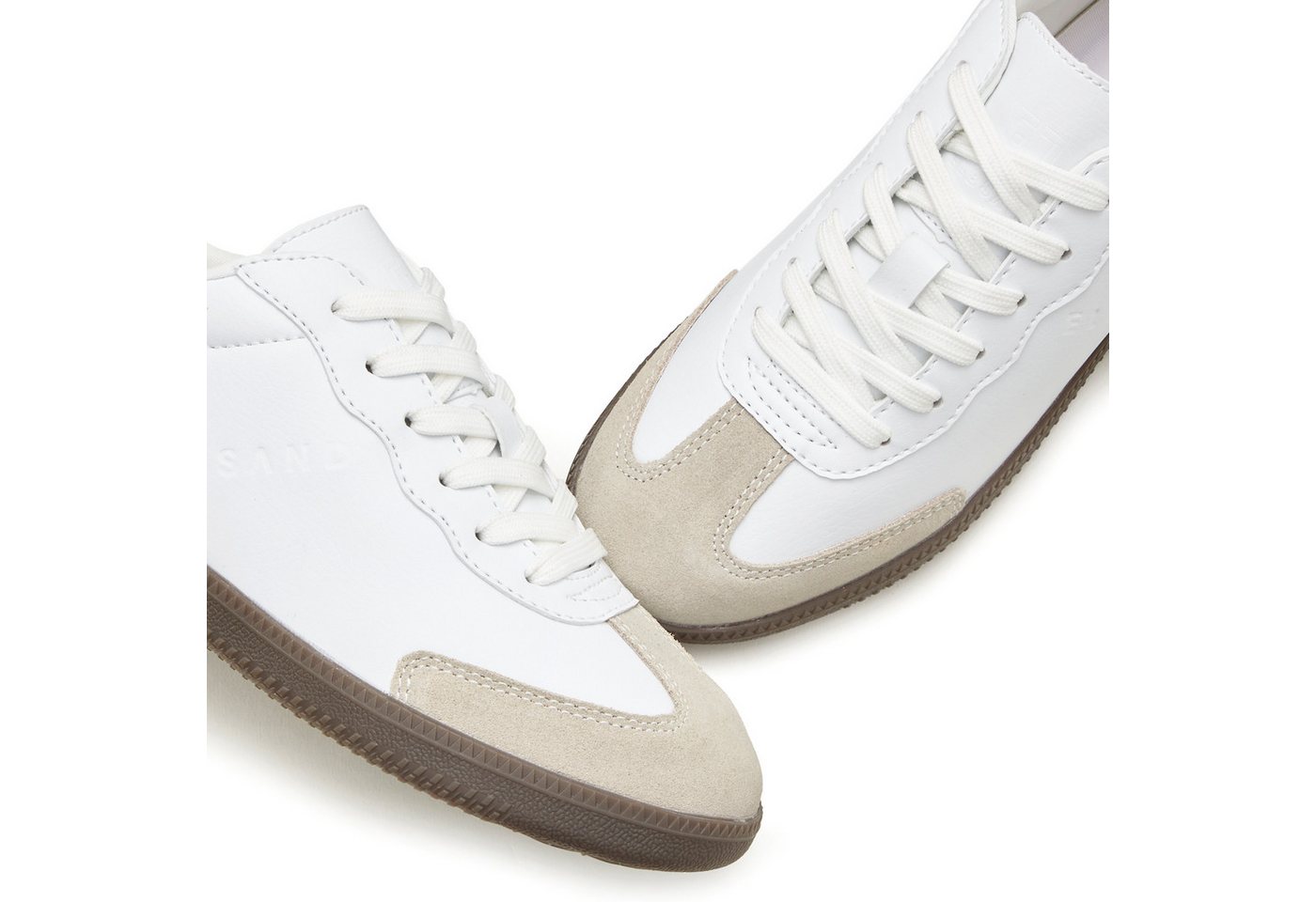 Elbsand Freizeitschuh Sneaker Retro Sneaker, Halbschuh, Schnürschuh mit Lederanteil Unisex – Bild 4 von 5