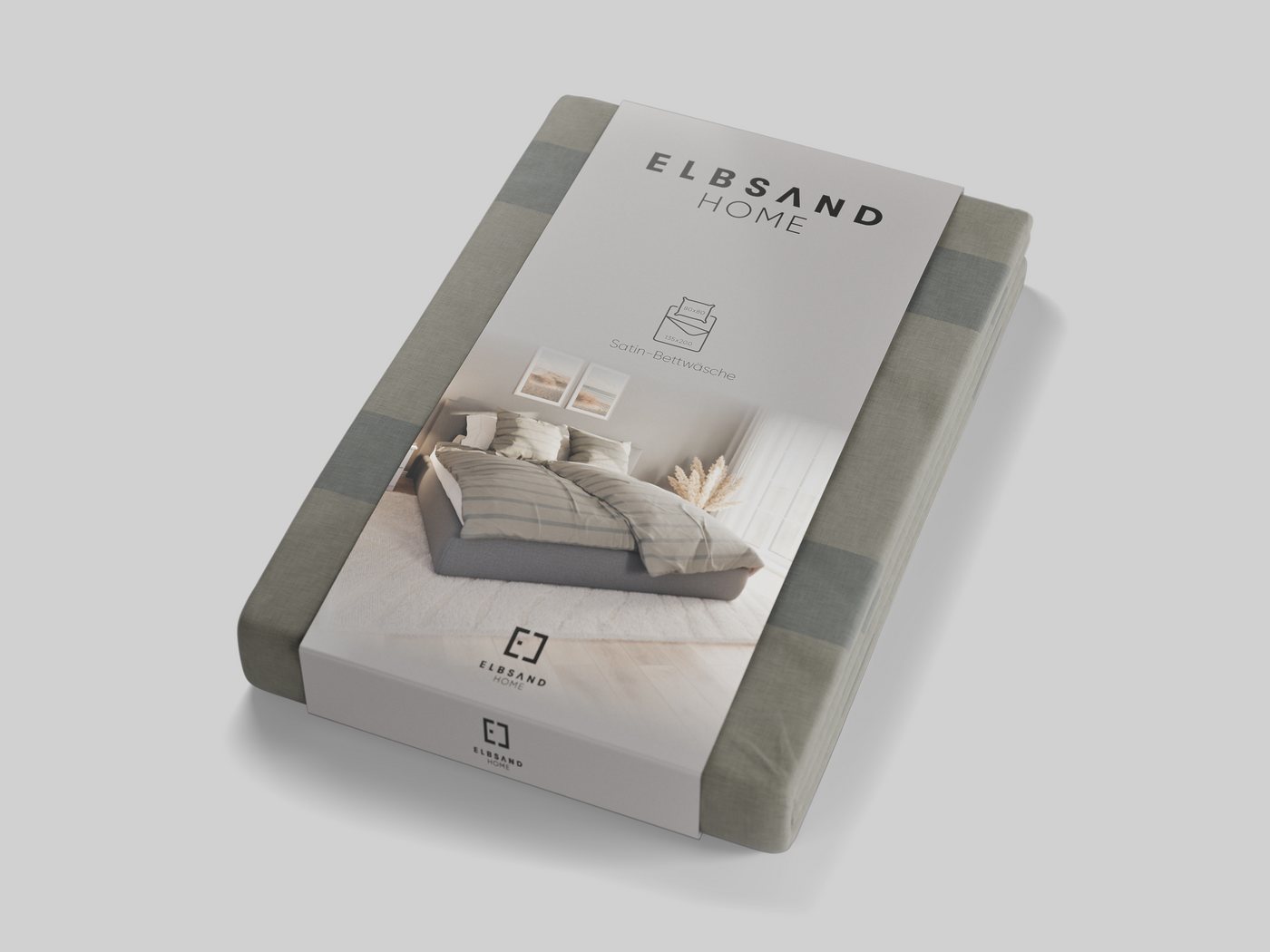 Elbsand Home Bettwäsche, 100% Baumwolle, Satin, 2 teilig – Bild 2 von 5