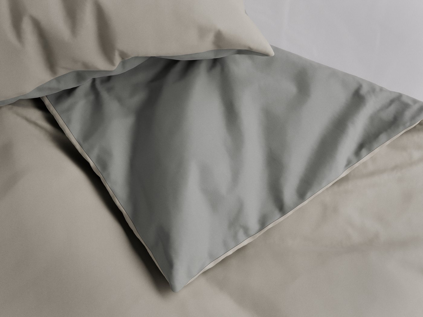 Elbsand Home Bettwäsche, 100% Baumwolle, Satin, 2 teilig – Bild 5 von 5