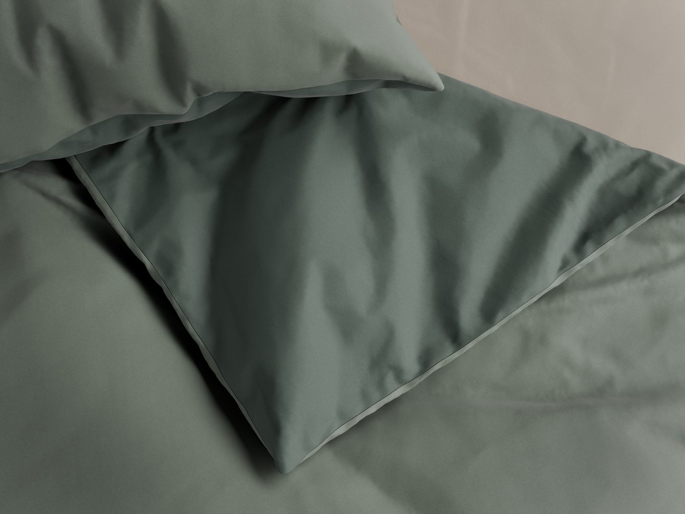 Elbsand Home Bettwäsche, 100% Baumwolle, Satin, 2 teilig – Bild 4 von 4