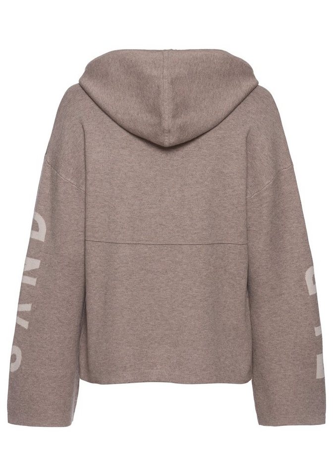 Elbsand Hoodie Strickpullover mit eingestricktem Logo, Loungewear – Bild 4 von 5