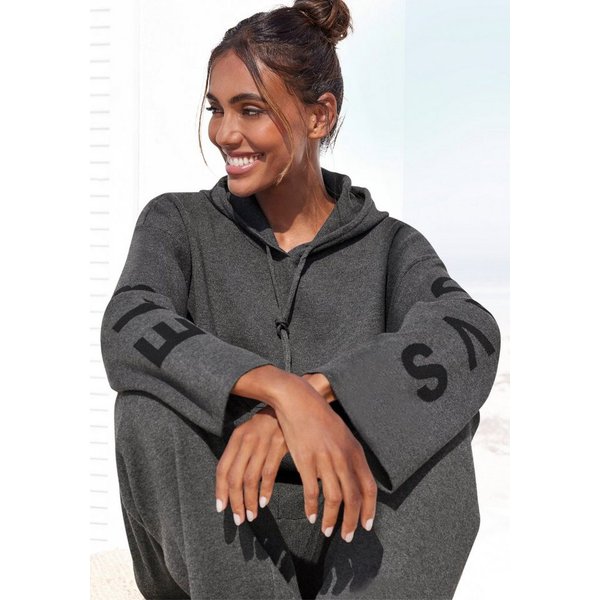 Elbsand Kapuzenpullover mit Logostickerei, Loungewear