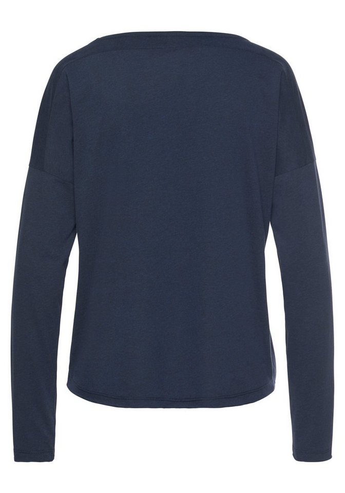 Elbsand Langarmshirt Niola mit großem Frontprint, Longsleeve aus Baumwoll-Mix, sportlich-casual – Bild 4 von 5