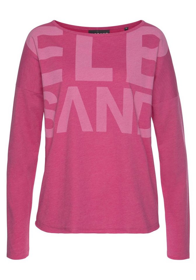 Elbsand Langarmshirt Niola mit großem Frontprint, Longsleeve aus Baumwoll-Mix – Bild 2 von 5