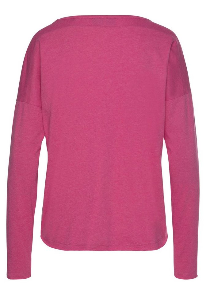 Elbsand Langarmshirt Niola mit großem Frontprint, Longsleeve aus Baumwoll-Mix – Bild 4 von 5