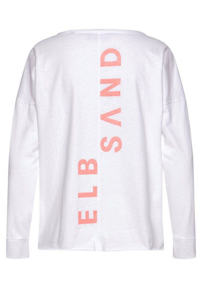 Elbsand Langarmshirt Raina mit Logoprint hinten, Longsleeve aus Baumwoll-Mix – Bild 2 von 5