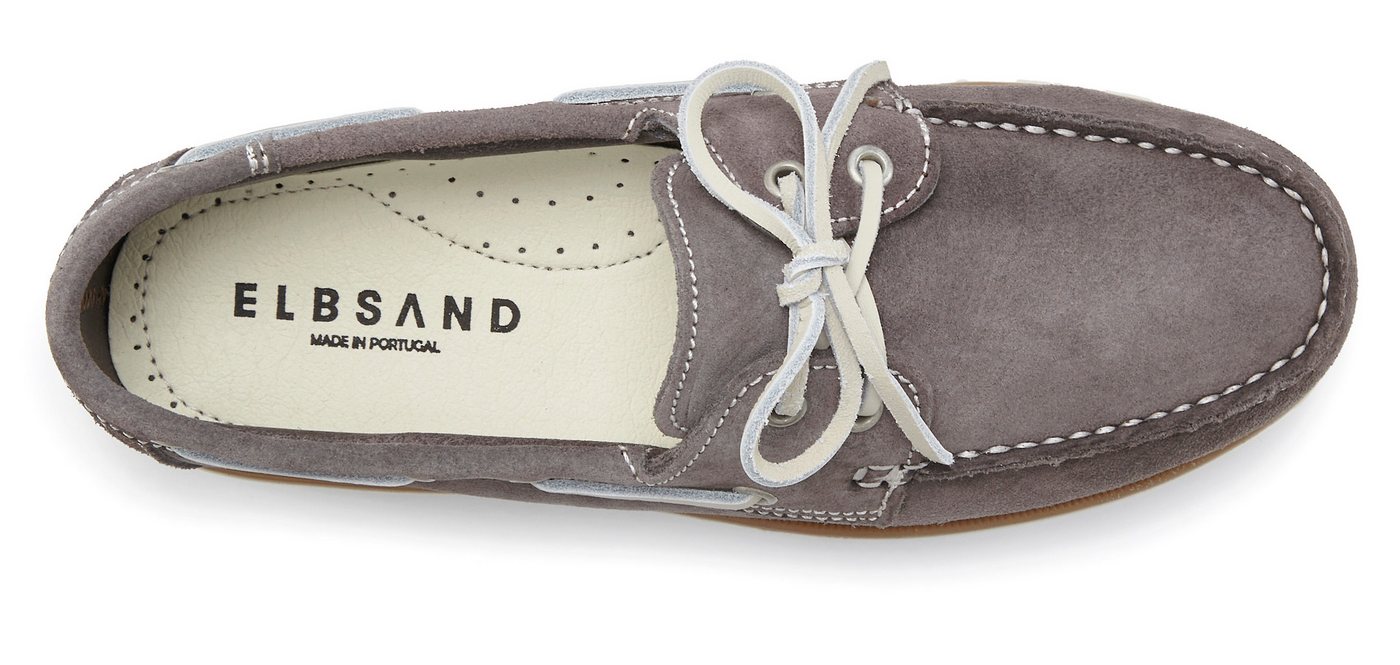 Elbsand Lederschuhe Bootsschuh Slipper, Halbschuh, Schnürschuh aus Leder Unisex – Bild 3 von 5