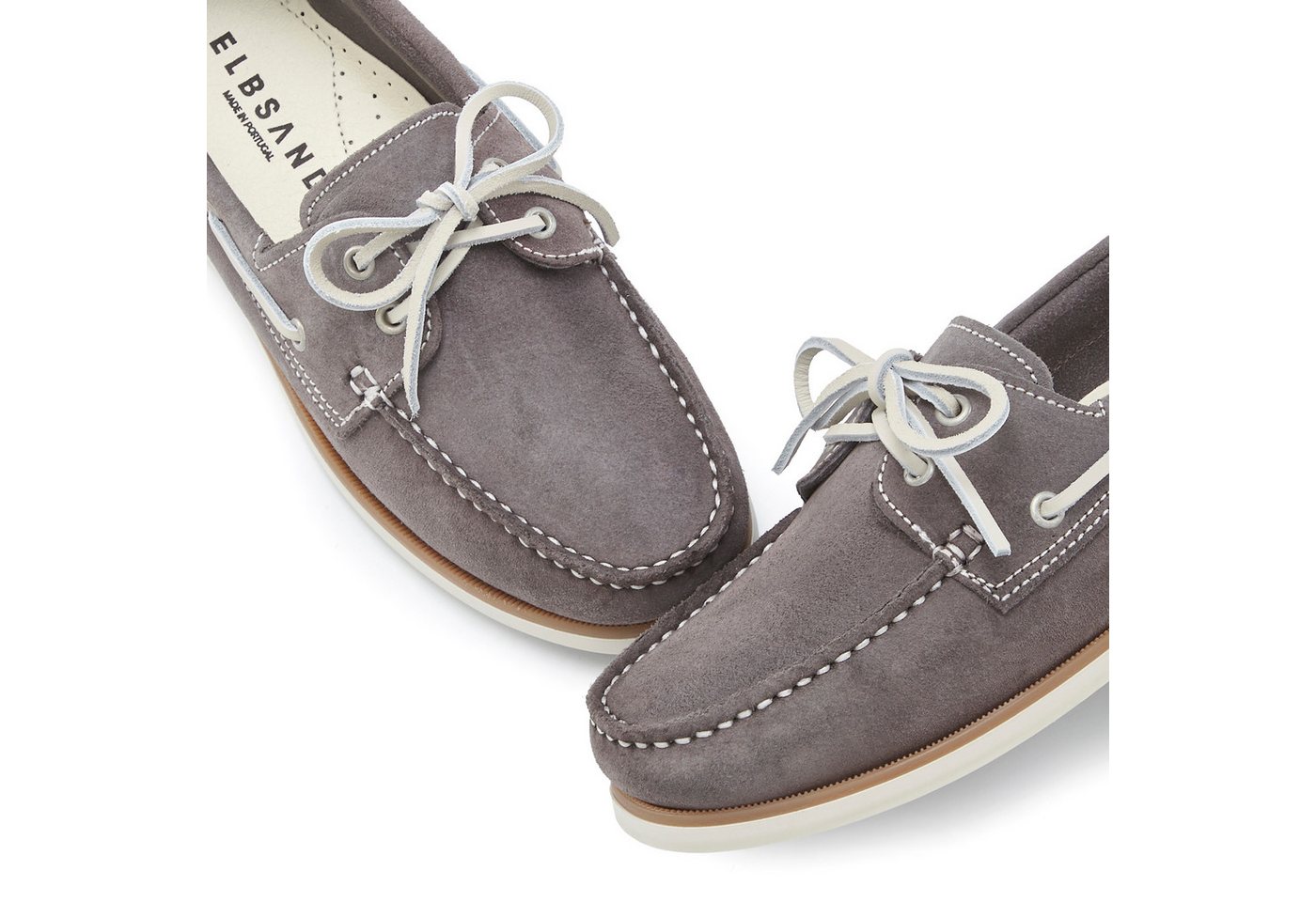 Elbsand Lederschuhe Bootsschuh Slipper, Halbschuh, Schnürschuh aus Leder Unisex – Bild 4 von 5