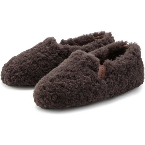 Elbsand Pantolette, Pantoffel, Hüttenschuh Hausschuh mit kuscheligem Fellimitat