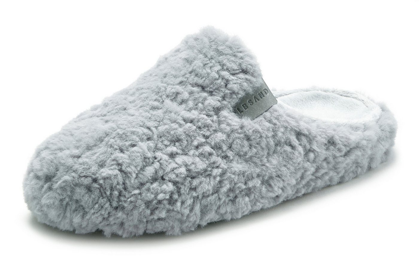 Elbsand Pantolette, Pantoffel, Mule Hausschuh mit kuscheligem Fellimitat – Bild 2 von 5