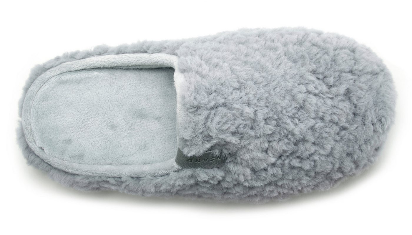 Elbsand Pantolette, Pantoffel, Mule Hausschuh mit kuscheligem Fellimitat – Bild 3 von 5
