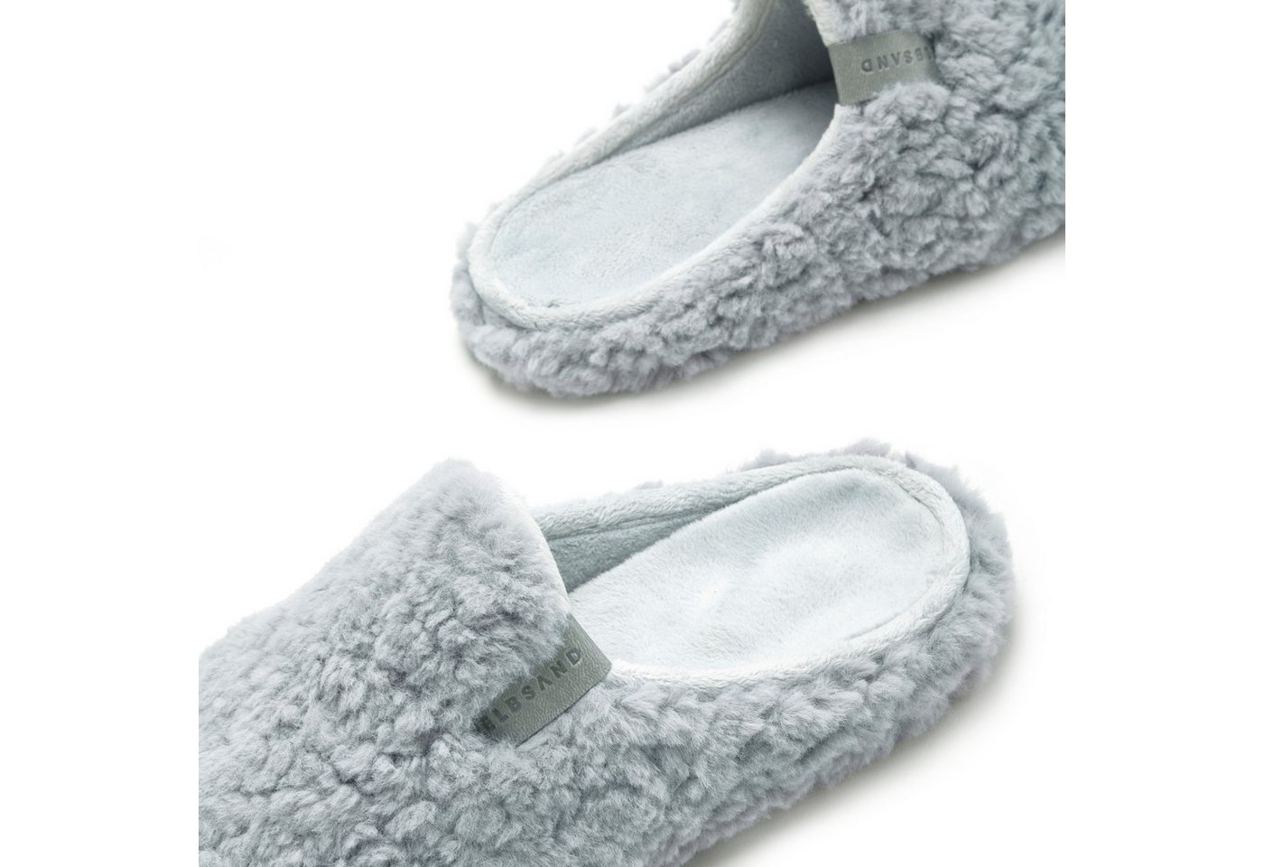 Elbsand Pantolette, Pantoffel, Mule Hausschuh mit kuscheligem Fellimitat – Bild 5 von 5