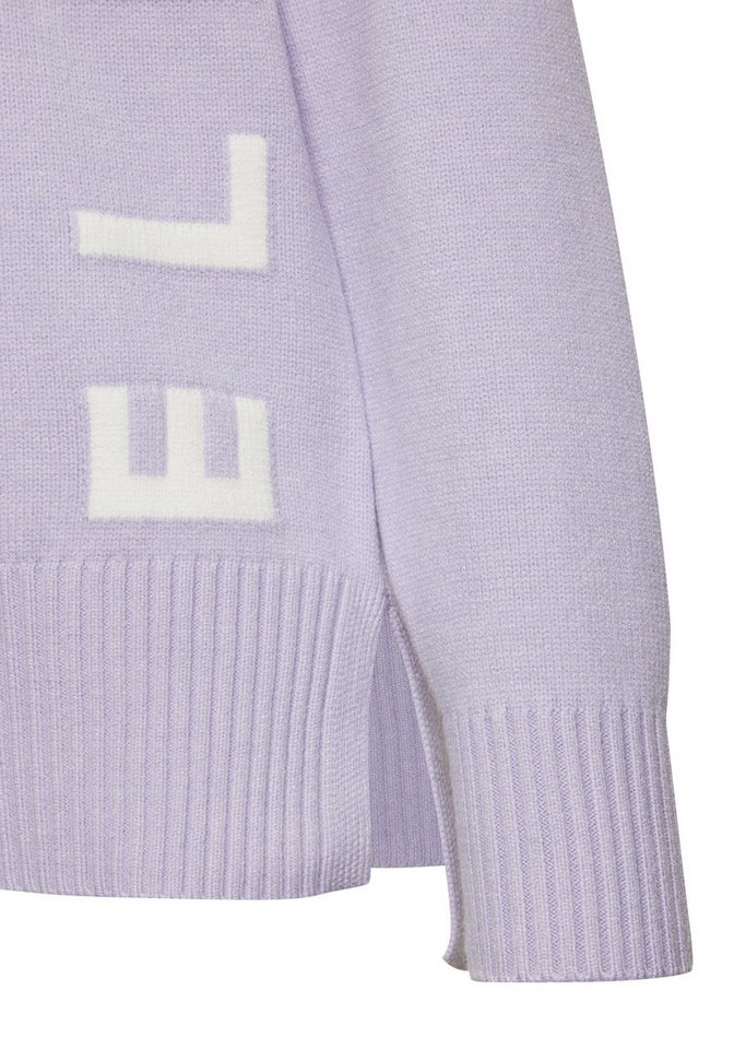 Elbsand Rollkragenpullover mit eingestricktem Logoschriftzug Kuscheliger Strickpullover, lockere Passform, super weich, casual – Bild 5 von 5
