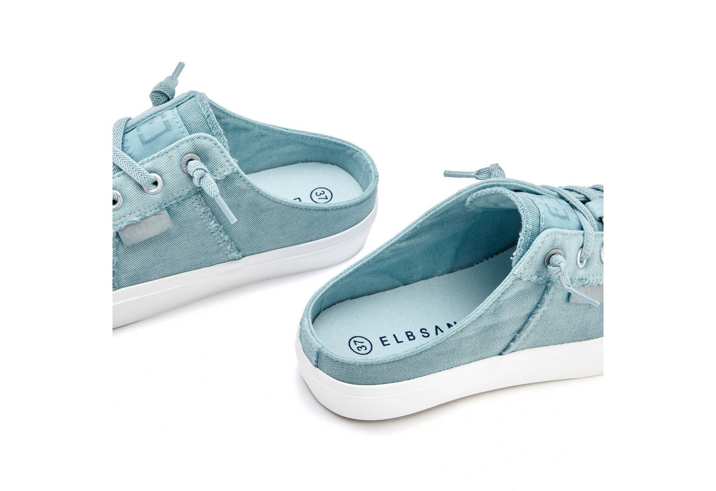 Elbsand Sabot, Clog, Freizeitschuh, Halbschuh, Stoffschuh, Turnschuh Sneaker Slip-On-Sneaker, Textilschuh zum Reinschlüpfen Unisex VEGAN – Bild 5 von 5