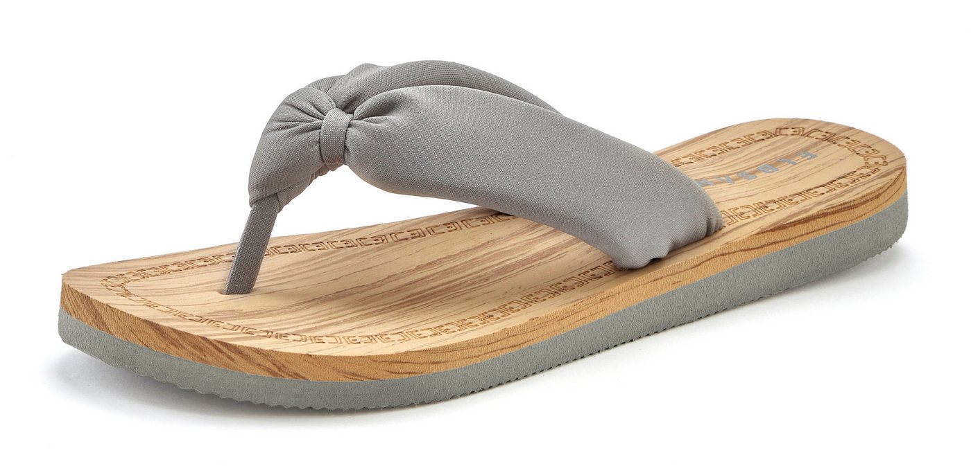 Elbsand Sandale,Badelatsche,Flip Flop,Mule, Pantolette,Badeschuhe,Sommerschuhe Badezehentrenner Zehentrenner mit wasserabweisender und ultraleichter Sohle VEGAN – Bild 2 von 5