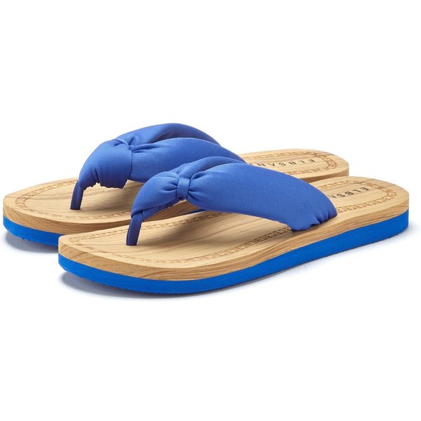 Elbsand Sandale,Badelatsche,Flip Flop,Mule, Pantolette,Badeschuhe,Sommerschuhe Badezehentrenner Zehentrenner mit wasserabweisender und ultraleichter Sohle VEGAN